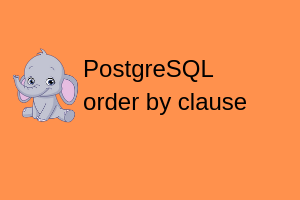 postgresql order by