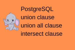 postgresql union clause