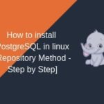 How to install PostgreSQL 10 in Linux From Repository