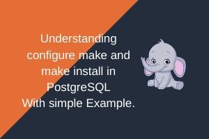 PostgreSQL install make make install