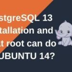 ROOT User Approach – How to Install and Configure PostgreSQL 13 in UBUNTU 14